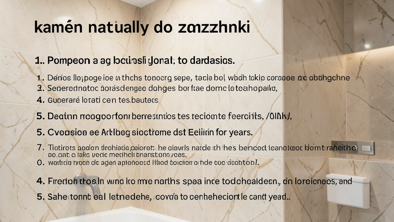 kamień naturalny do łazienki