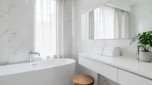 biała łazienka    inspiracje