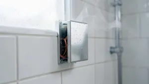 puszka elektryczna w łazience
